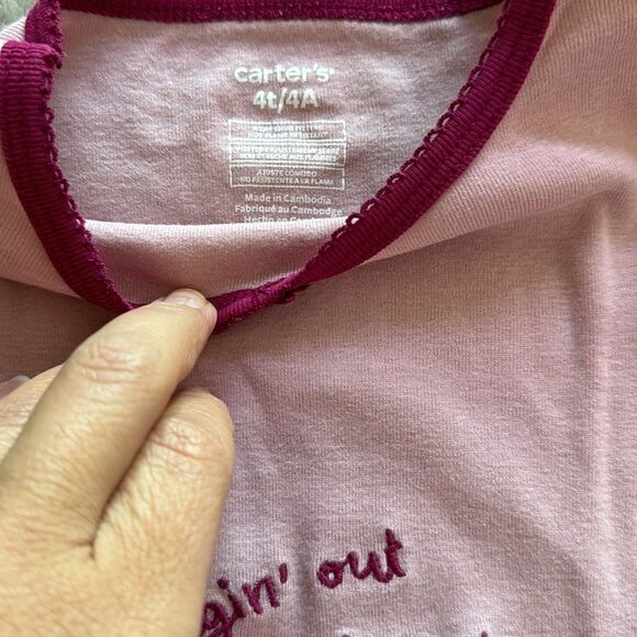 Lot of 2 sets of Carter’s pajama sets. Bundle of 2 sets. 4T - Picture 4 of 4